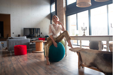 Celeste Velours | Jumbo Bag