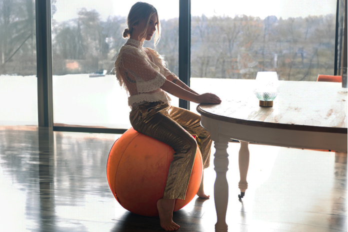 Celeste Velours | Jumbo Bag