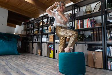 Marilyn Velours | Jumbo Bag