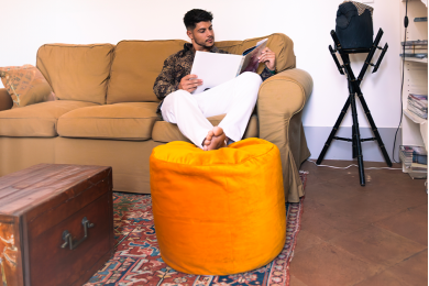 Marilyn Velours | Jumbo Bag