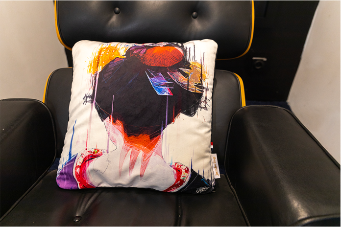 Coussin Velours StreetArt | Jumbo Bag