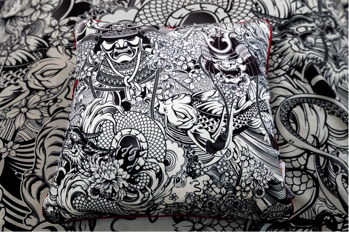 Coussin Velours StreetArt | Jumbo Bag