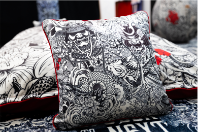Coussin Velours StreetArt | Jumbo Bag