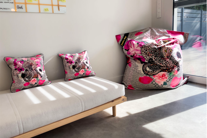 Cushion Velvet Printed