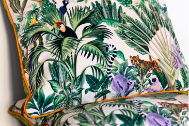 Cushion Velvet Printed