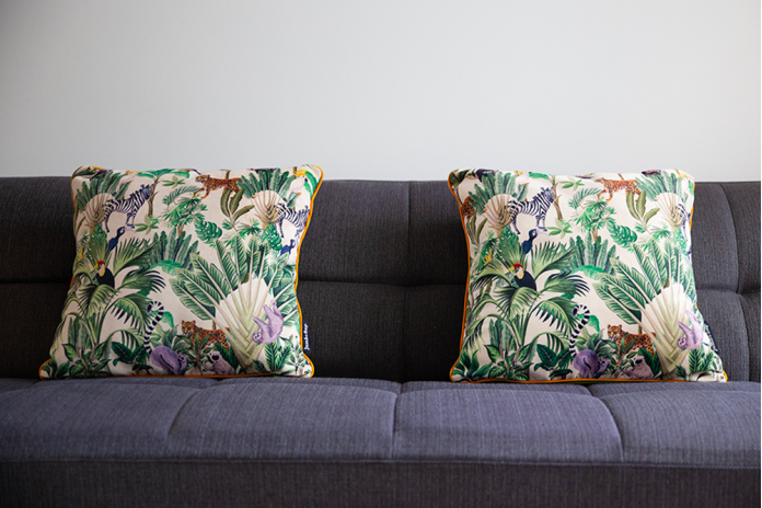 Cushion Velvet Printed