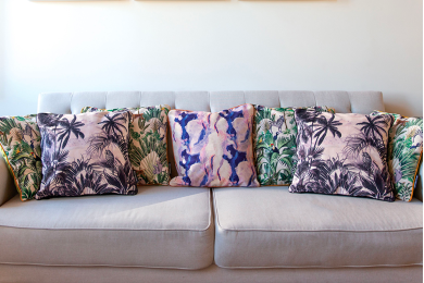 Cushion Velvet Printed