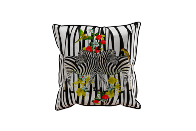 Coussin Velours Imprimé