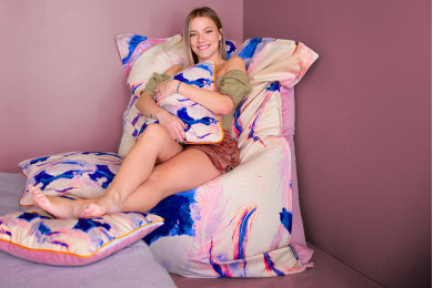 Jumbo Velours Imprimé | Jumbo Bag