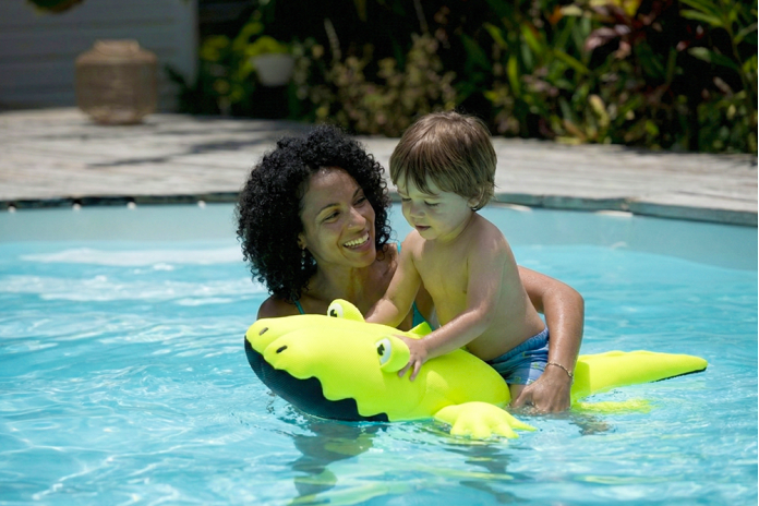 Swimming Cushion Odile the Crocodile