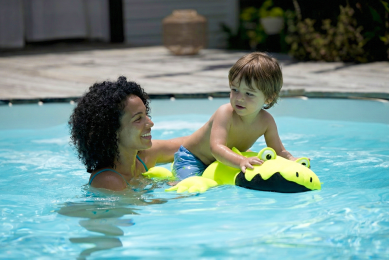 Swimming Cushion Odile the Crocodile